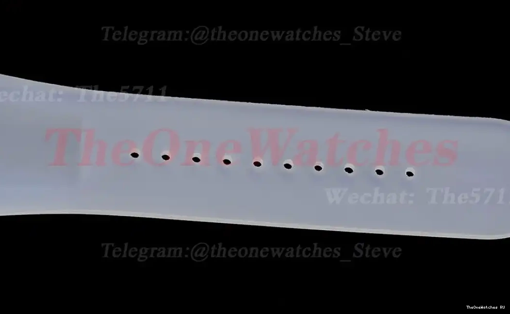  RM055 Sonic Skeleton on Dial Transparent Rubber Transparent  RMUL2 Clone strap 0412